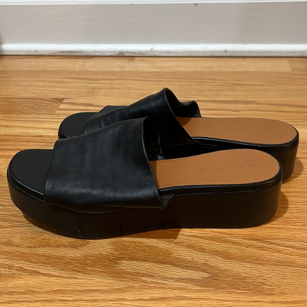 Clergerie Paris shoes, size 40 women’s leather slides - Picture 6 of 8
